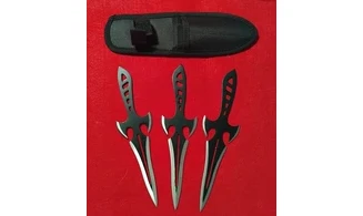 3 COUTEAUX KUNAI LANCER