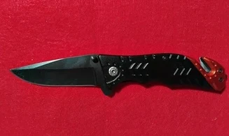 COUTEAU SECURITE SEMI-AUTO ORANGE